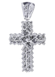 Diamond Cross Pendant| 2.56 Carats| 32.95 Grams