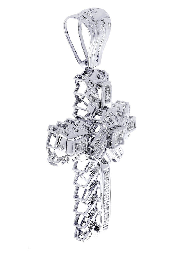 Diamond Cross Pendant| 2.56 Carats| 32.95 Grams