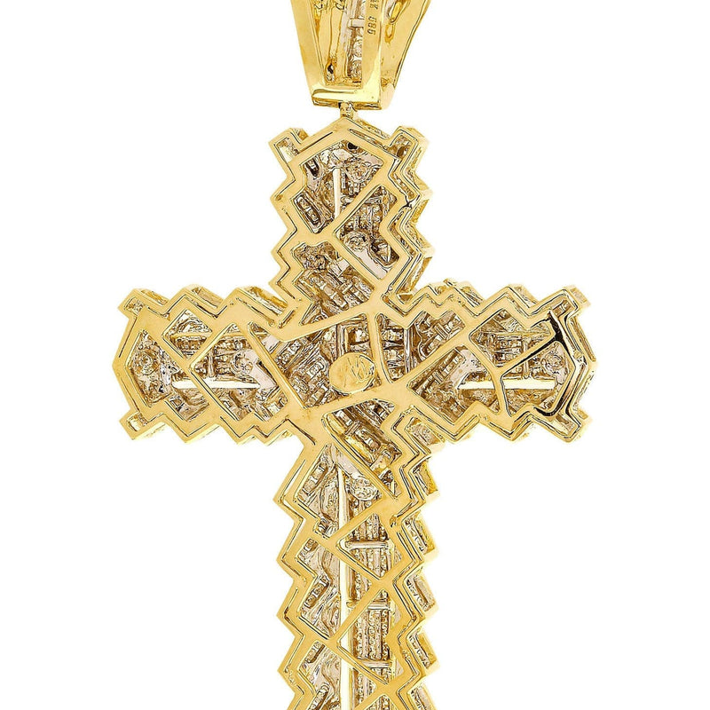 Diamond Cross Pendant| 2.51 Carats| 34.83 Grams