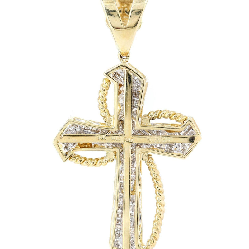 Diamond Cross Pendant | 0.52 Carats | 9.7 Grams