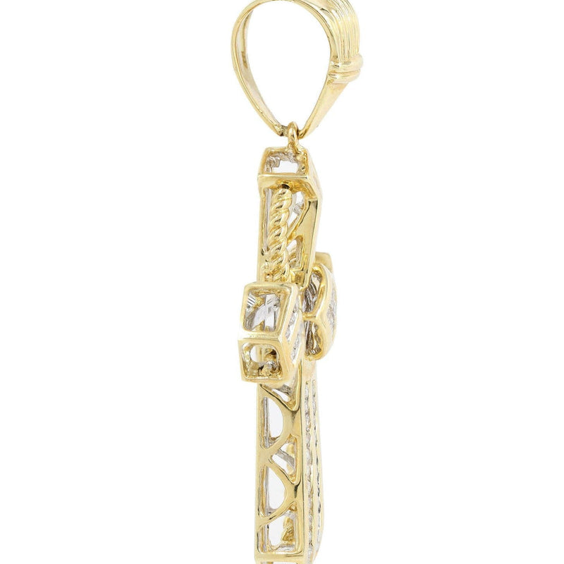 Diamond Cross Pendant | 0.52 Carats | 9.7 Grams