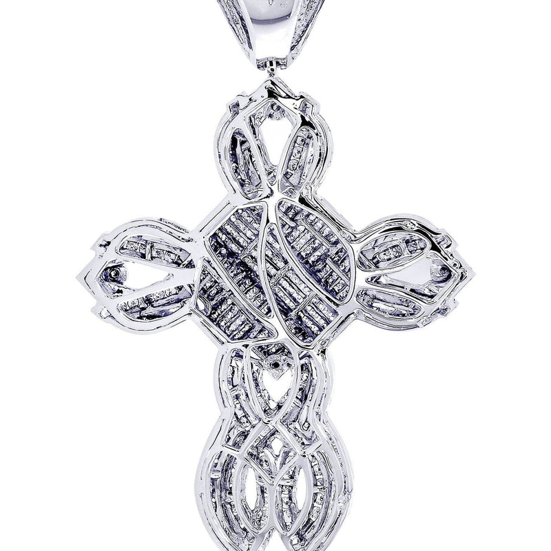 Diamond Cross Pendant| 3.26 Carats| 23.84 Grams