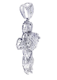 Diamond Cross Pendant| 3.26 Carats| 23.84 Grams
