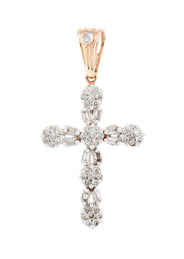 Diamond Cross Pendant | 0.15 Carats | 2.19 Grams