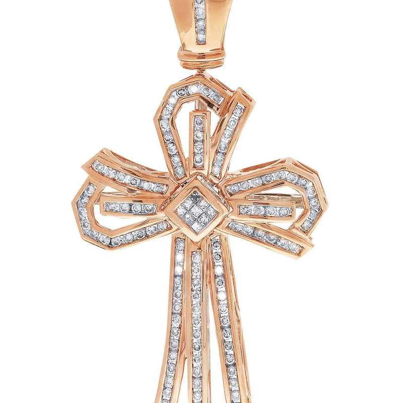Diamond Cross Pendant| 2.32 Carats| 18.21 Grams