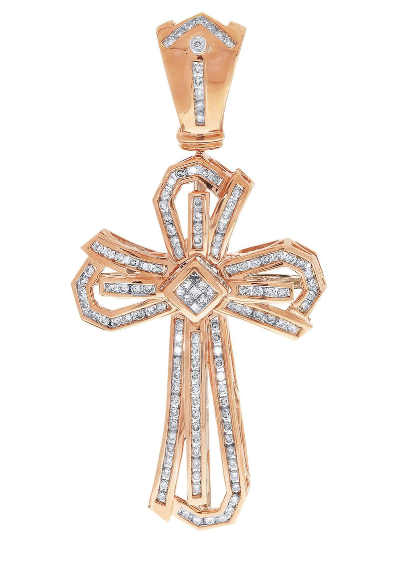 Diamond Cross Pendant| 2.32 Carats| 18.21 Grams