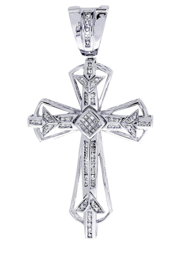 Diamond Cross Pendant| 0.93 Carats| 17.74 Grams