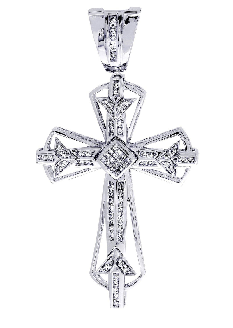 Diamond Cross Pendant| 0.93 Carats| 17.74 Grams