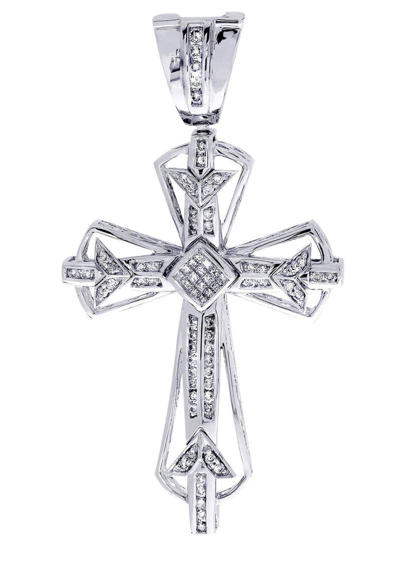 Diamond Cross Pendant| 0.93 Carats| 17.74 Grams