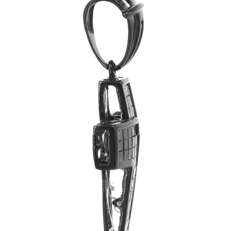 Black Diamond Cross Pendant | 1.45 Carats | 4.48 Grams
