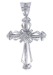 Diamond Cross Pendant| 1.42 Carats| 18.02 Grams