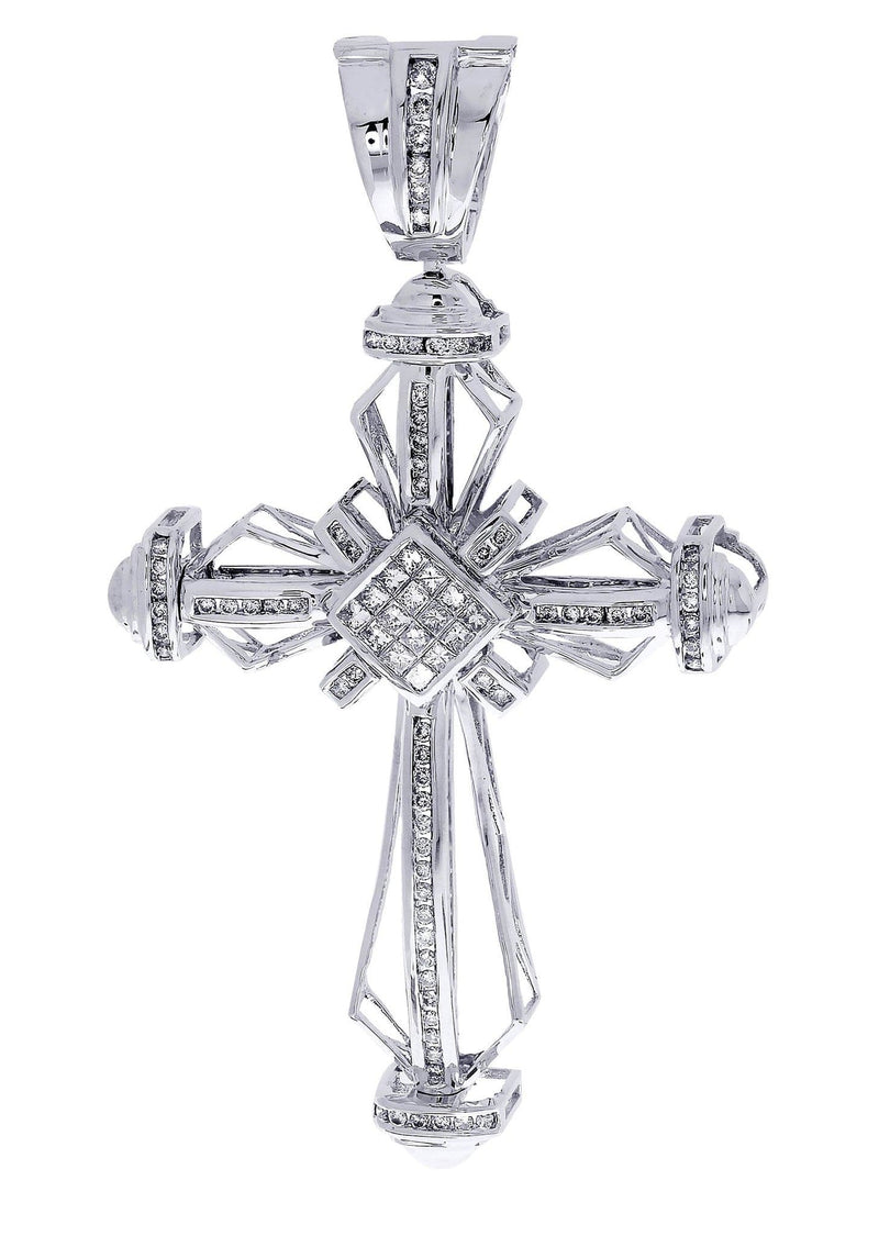 Diamond Cross Pendant| 1.42 Carats| 18.02 Grams