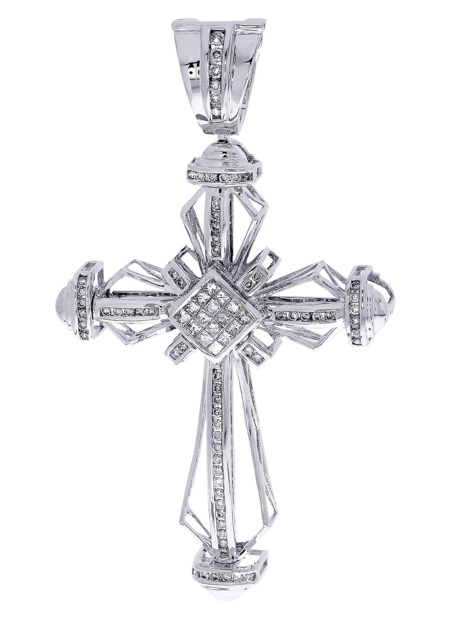 Diamond Cross Pendant| 1.42 Carats| 18.02 Grams