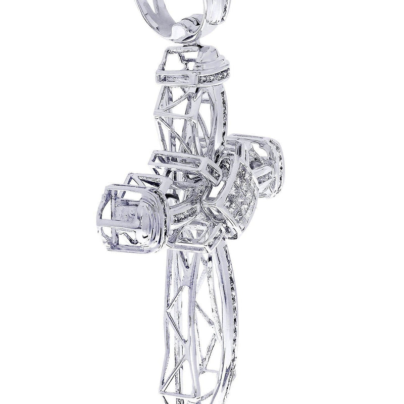 Diamond Cross Pendant| 1.42 Carats| 18.02 Grams