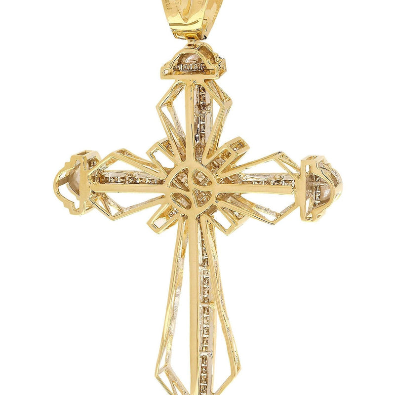 Diamond Cross Pendant| 1.36 Carats| 17.73 Grams