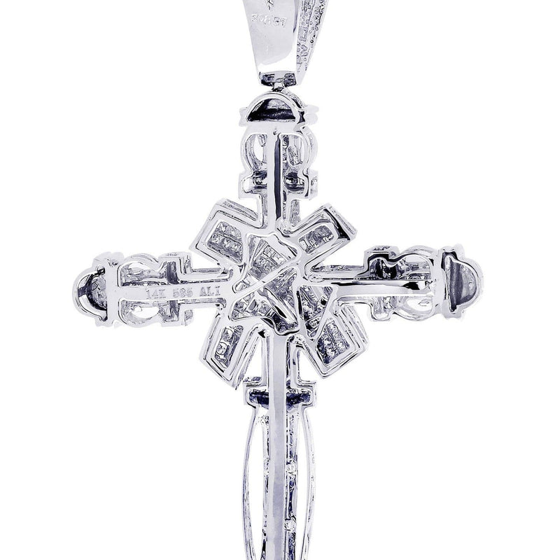 Diamond Cross Pendant| 1.84 Carats| 23.51 Grams
