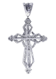 Diamond Cross Pendant| 2.91 Carats| 26.13 Grams