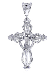 Diamond Cross Pendant| 2.91 Carats| 26.13 Grams