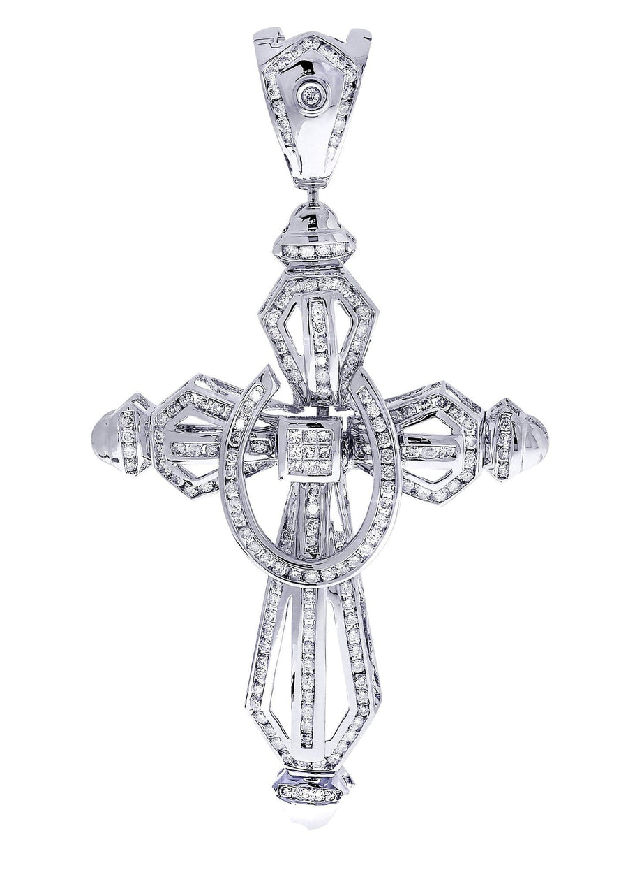 Diamond Cross Pendant| 2.91 Carats| 26.13 Grams