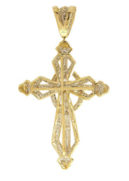 Diamond Cross Pendant| 3.61 Carats| 24.73 Grams