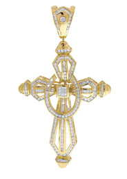 Diamond Cross Pendant| 3.61 Carats| 24.73 Grams