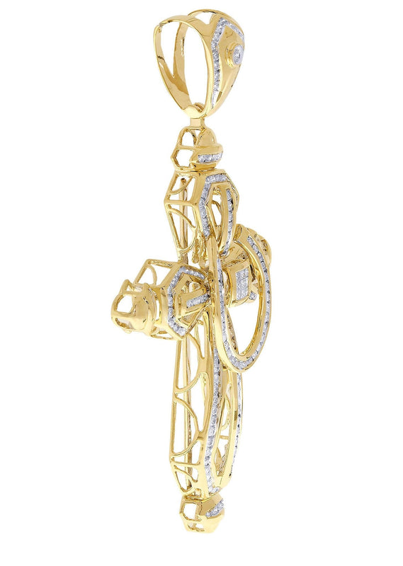 Diamond Cross Pendant| 3.61 Carats| 24.73 Grams