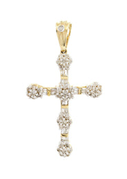 Diamond Cross Pendant | 0.87 Carats | 2.92 Grams