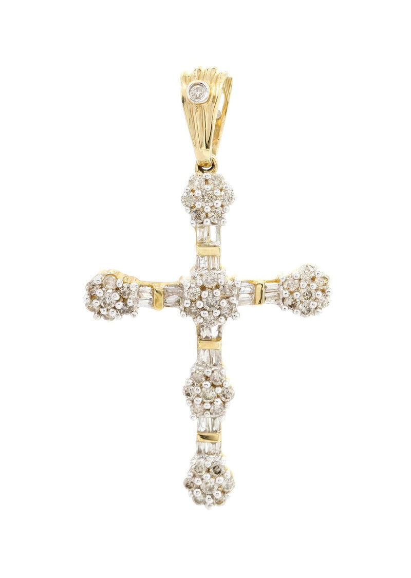 Diamond Cross Pendant | 0.87 Carats | 2.92 Grams