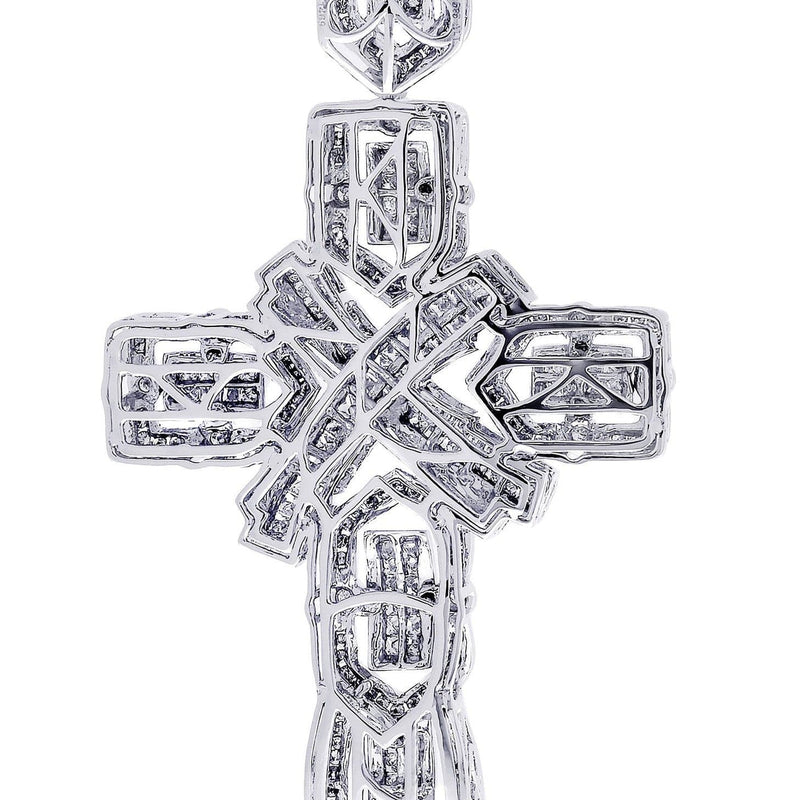 Diamond Cross Pendant| 4.33 Carats| 26.89 Grams
