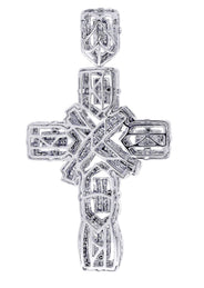 Diamond Cross Pendant| 4.33 Carats| 26.89 Grams