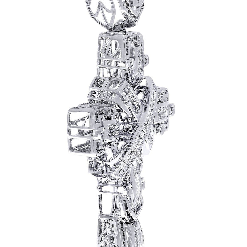 Diamond Cross Pendant| 4.33 Carats| 26.89 Grams