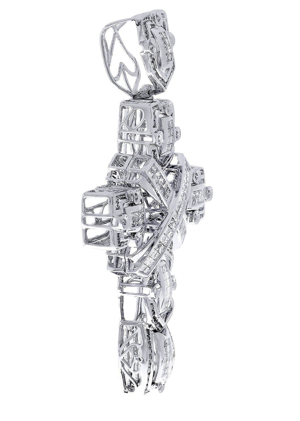 Diamond Cross Pendant| 4.33 Carats| 26.89 Grams