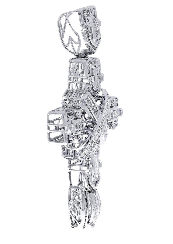 Diamond Cross Pendant| 4.33 Carats| 26.89 Grams