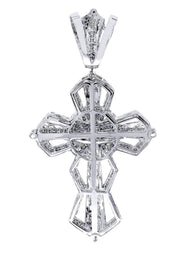 Diamond Cross Pendant| 3.55 Carats| 31.62 Grams