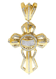 Diamond Cross Pendant| 3.57 Carats| 31.49 Grams