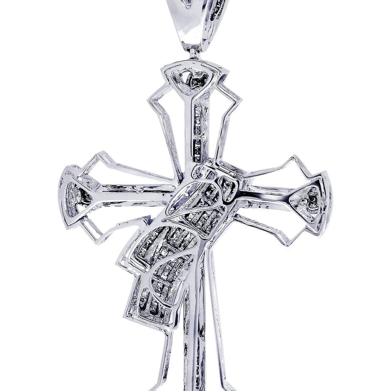 Diamond Cross Pendant| 1.65 Carats| 18.02 Grams
