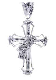 Diamond Cross Pendant| 1.65 Carats| 18.02 Grams