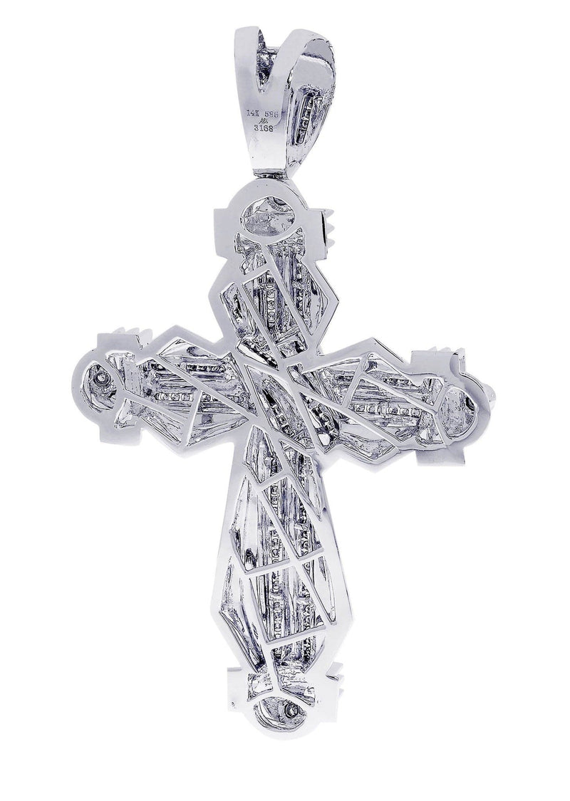 Diamond Cross Pendant| 1.04 Carats| 32.22 Grams