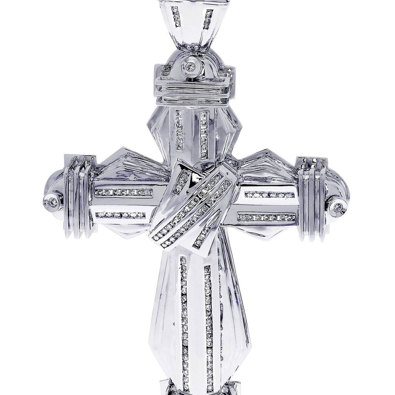 Diamond Cross Pendant| 1.04 Carats| 32.22 Grams