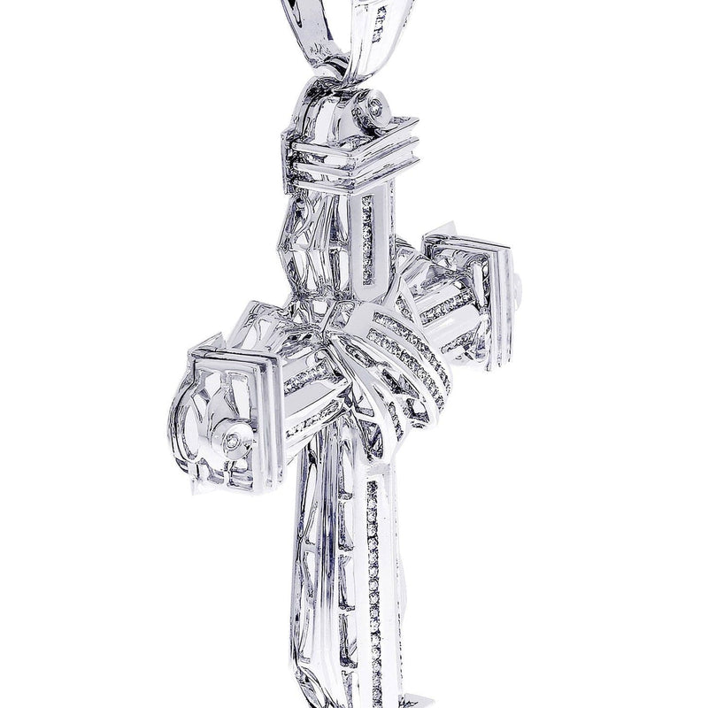 Diamond Cross Pendant| 1.04 Carats| 32.22 Grams