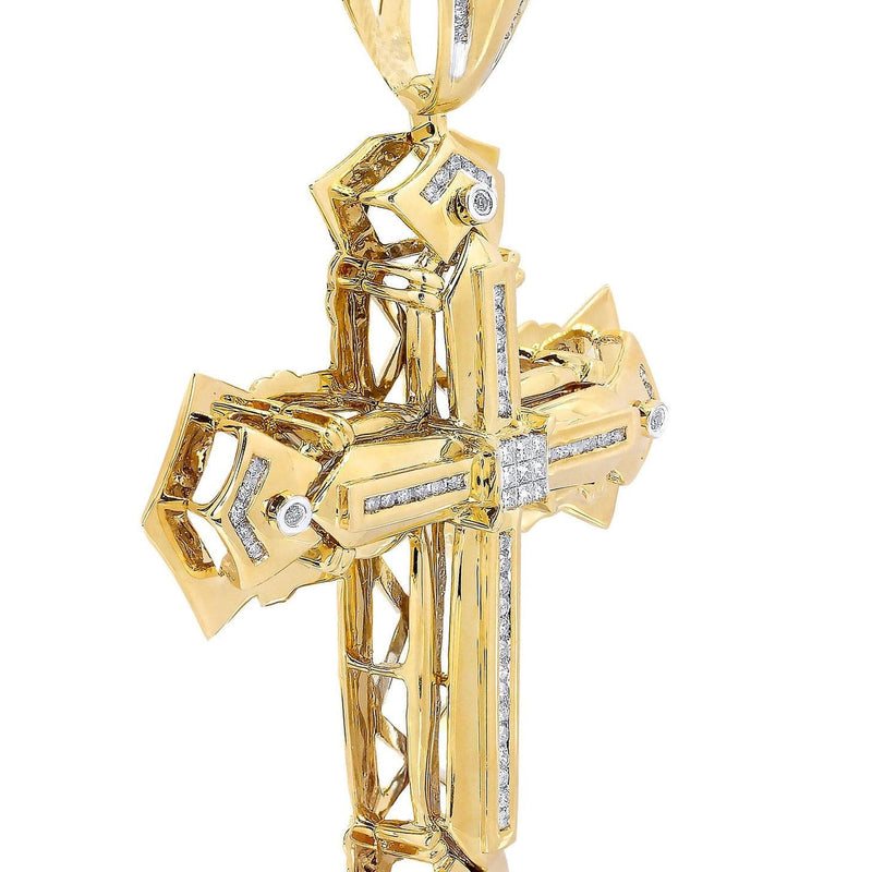 Diamond Cross Pendant | 1.03 Carats| 28.1 Grams