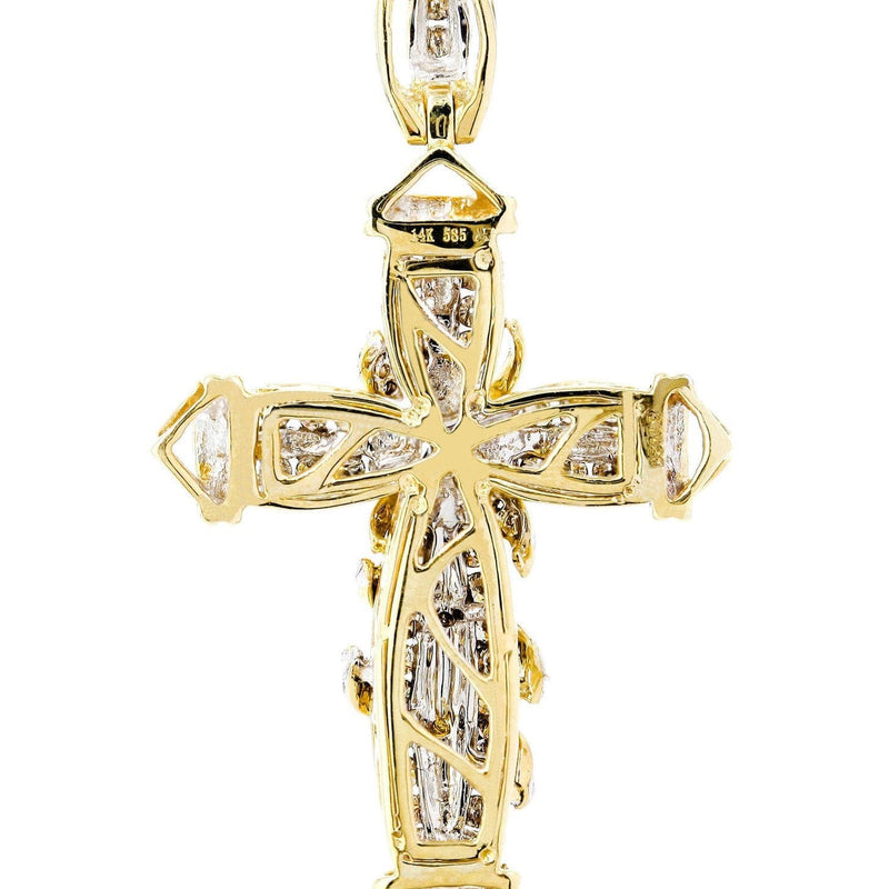 Diamond Cross Pendant | 0.7 Carats | 8.38 Grams