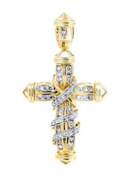 Diamond Cross Pendant | 0.7 Carats | 8.38 Grams