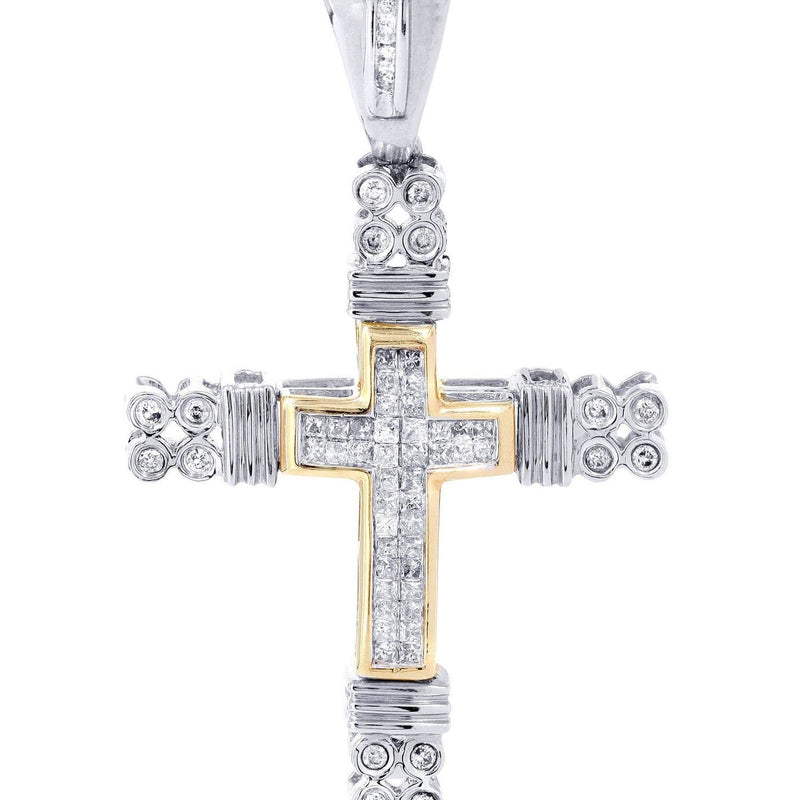 Diamond Cross Pendant | 0.68 Carats | 7.11 Grams