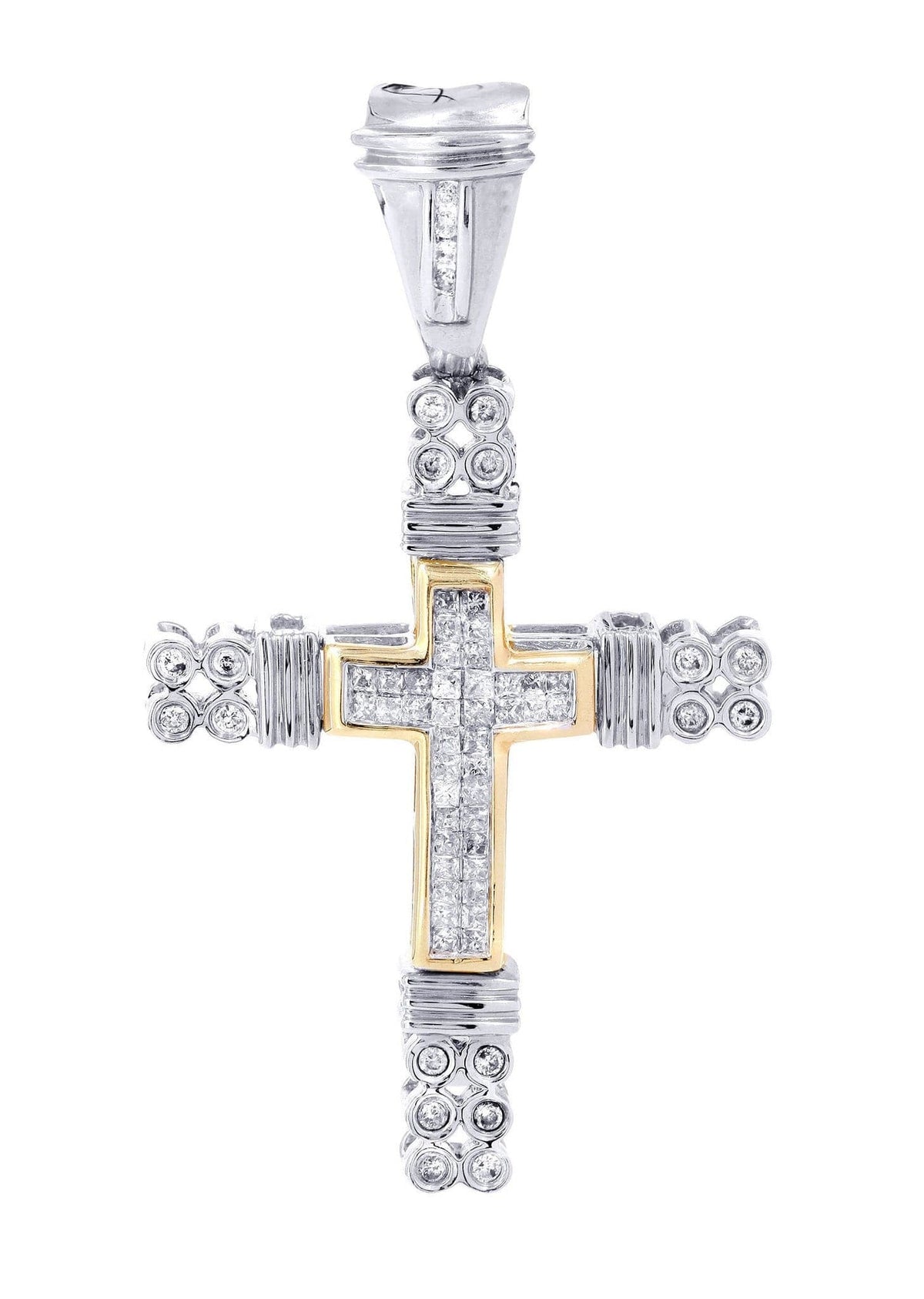 Diamond Cross Pendant | 0.68 Carats | 7.11 Grams