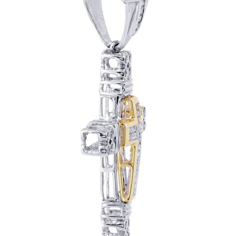 Diamond Cross Pendant | 0.68 Carats | 7.11 Grams