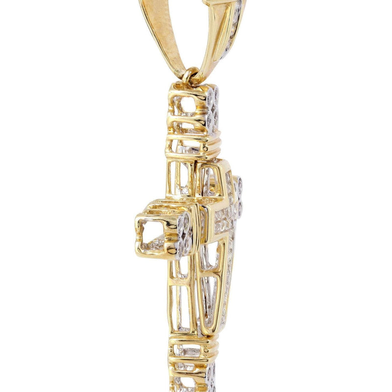 Diamond Cross Pendant | 0.68 Carats | 7.11 Grams