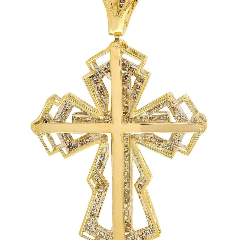 Diamond Cross Pendant| 2.63 Carats| 19.17 Grams