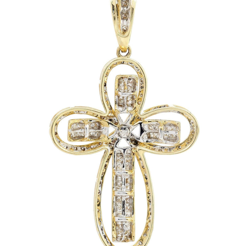 Diamond Cross Pendant | 1.3 Carats | 5.29 Grams