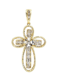 Diamond Cross Pendant | 1.3 Carats | 5.29 Grams